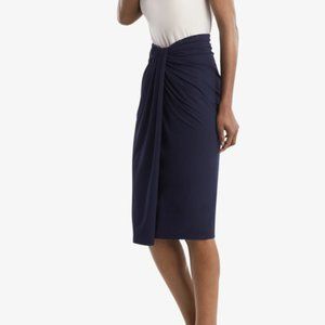 MM LaFleur "The Minetta Skirt" in Dark Iris, size L